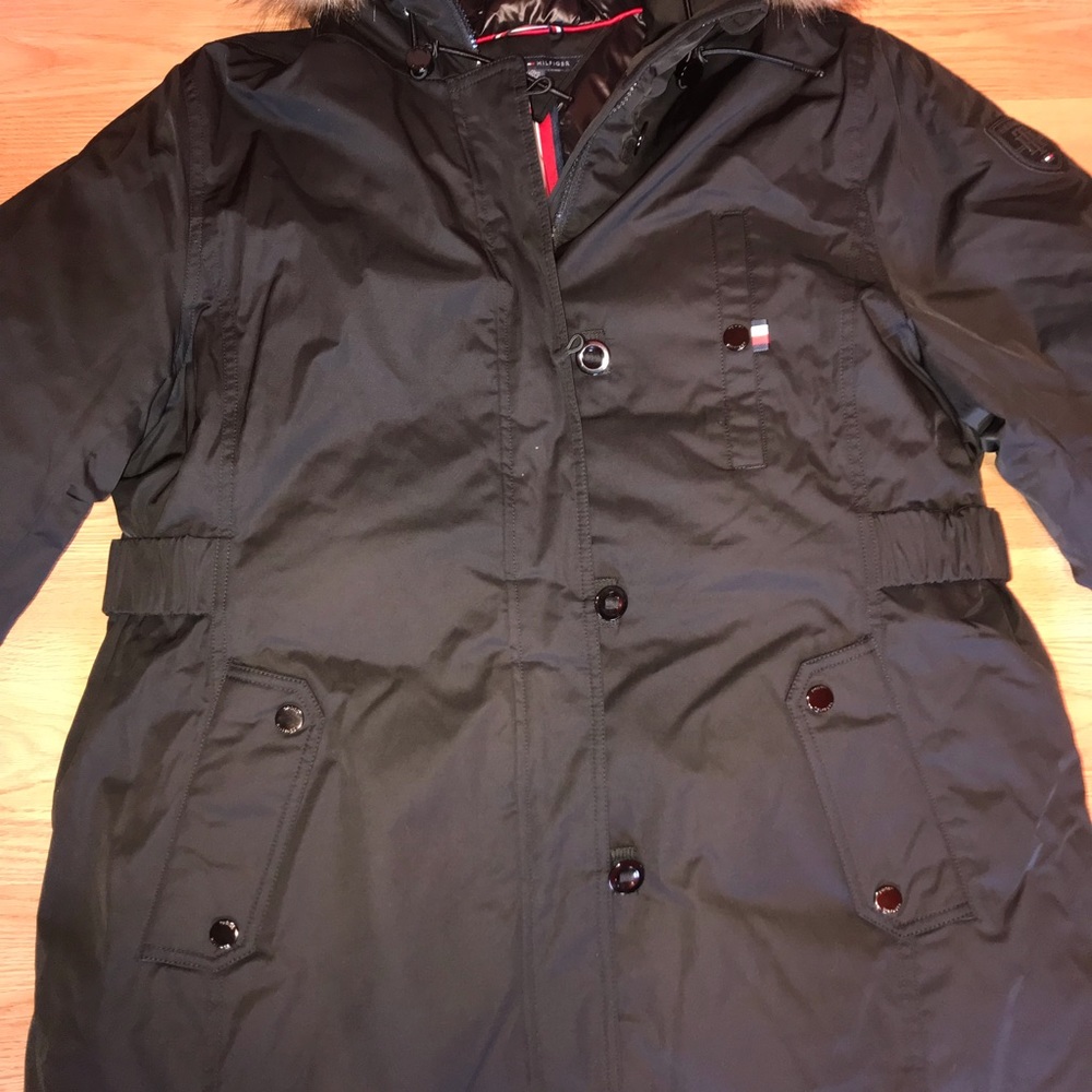 Tommy Hilfiger Women's Parka Jacket XLarge - Picture 4 of 8